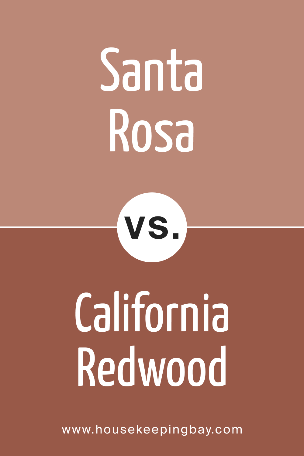 BM Santa Rosa 1189 vs. BM 1190 California Redwood