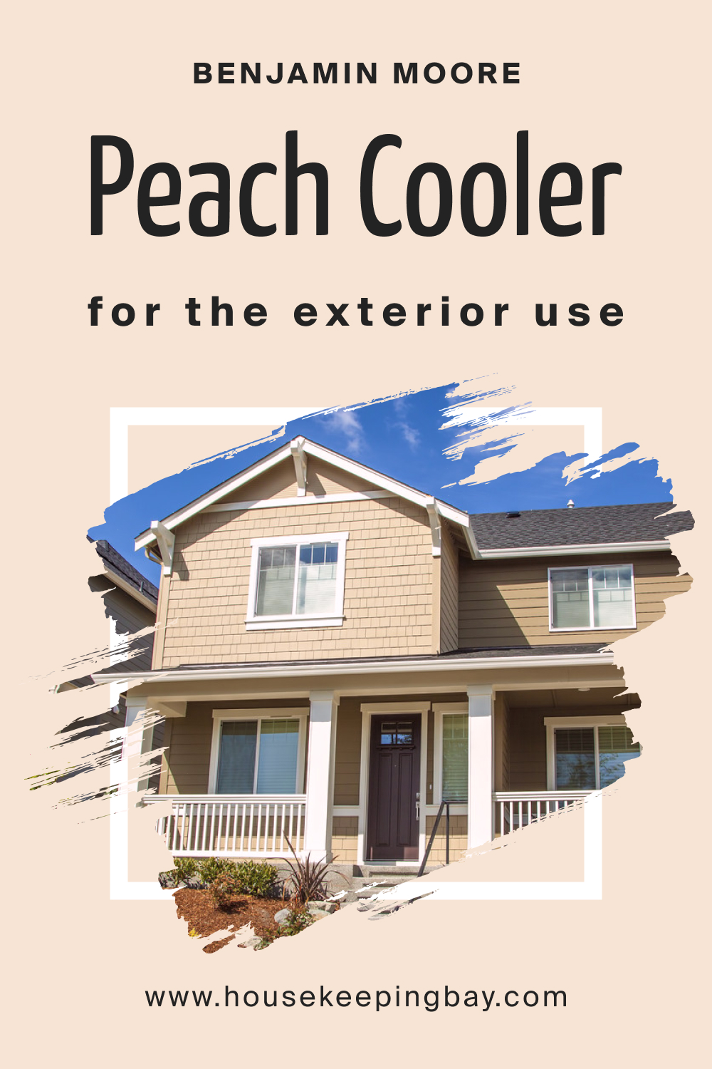 Benjamin Moore. Peach Cooler 022 for the Exterior Use