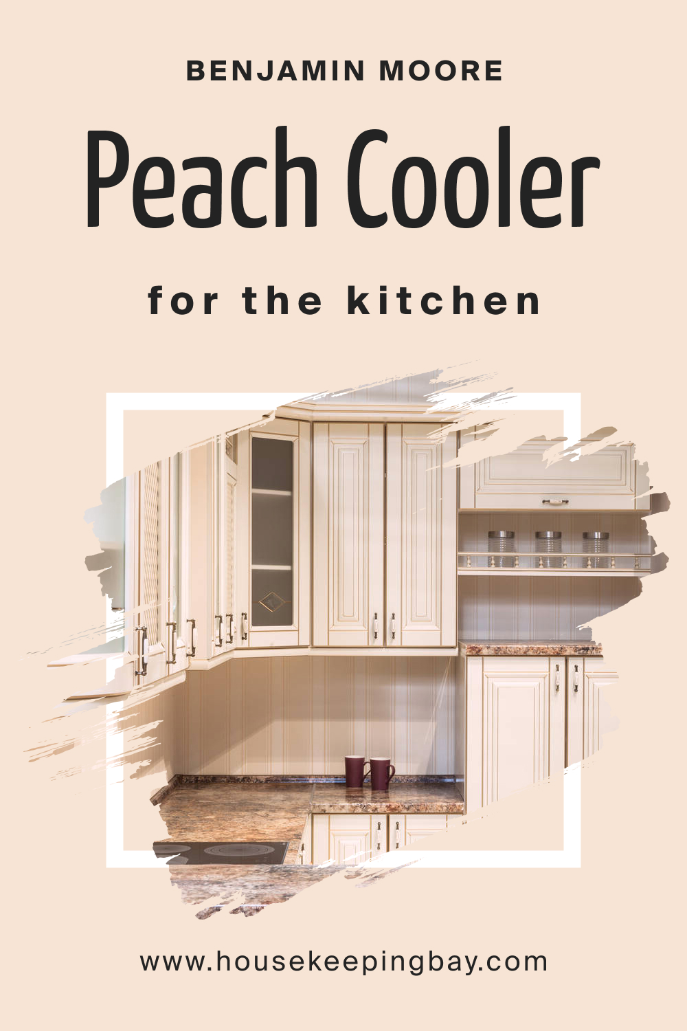 Benjamin Moore. Peach Cooler 022 for the Kitchen