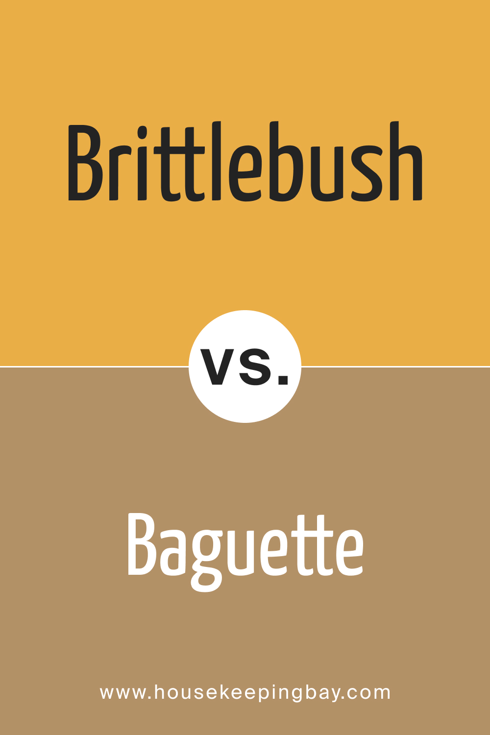 Brittlebush SW 6684 vs SW 6123 Baguette