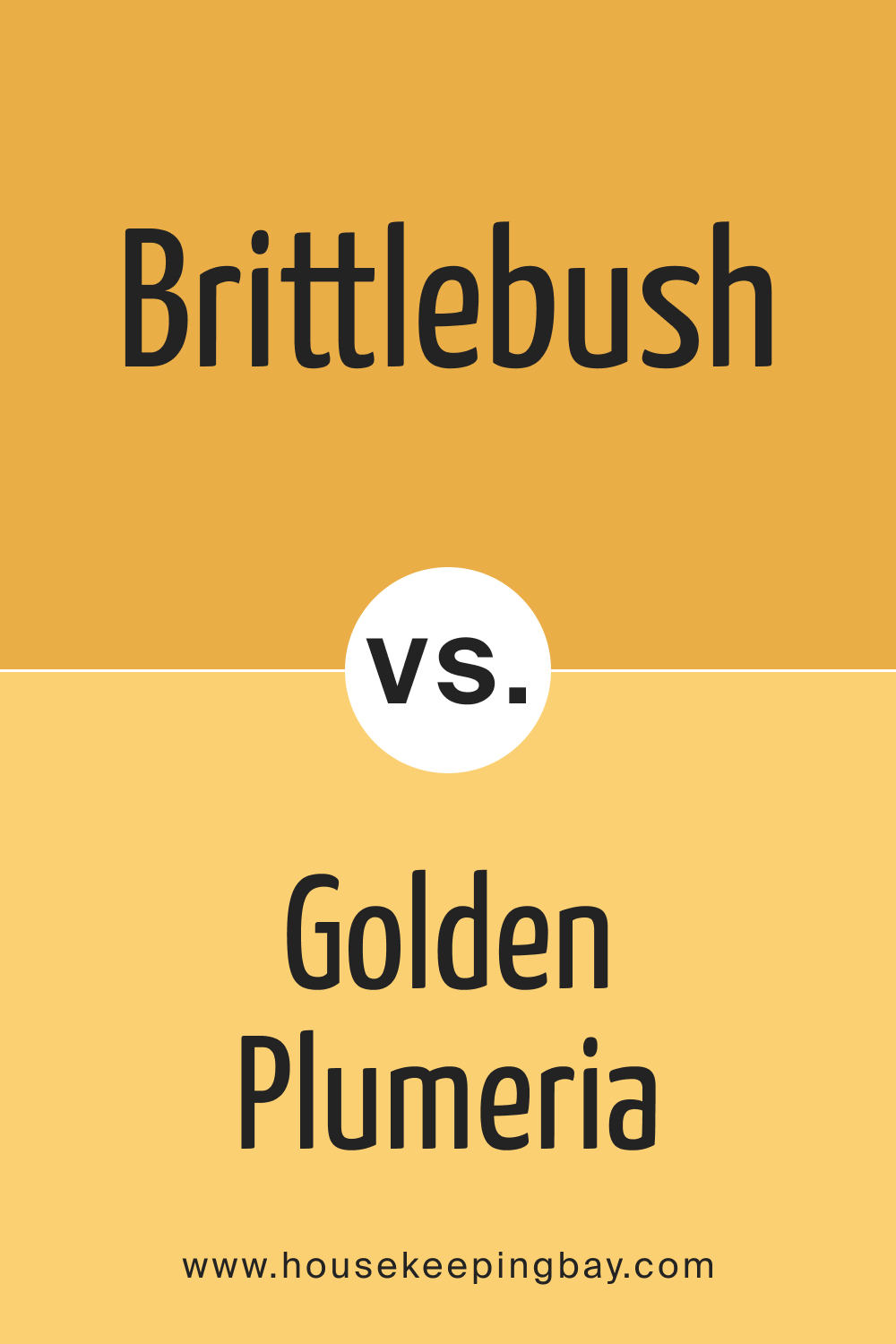 Brittlebush SW 6684 vs SW 9019 Golden Plumeria