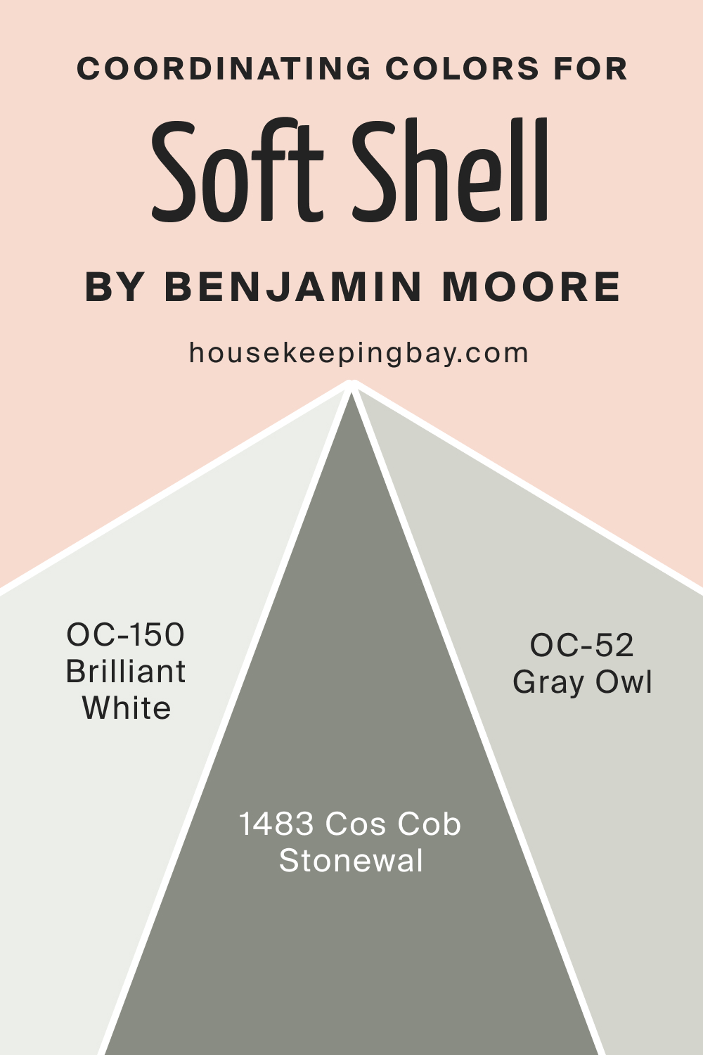 Coordinating Colors for Soft Shell 015 by Benjamin Moore