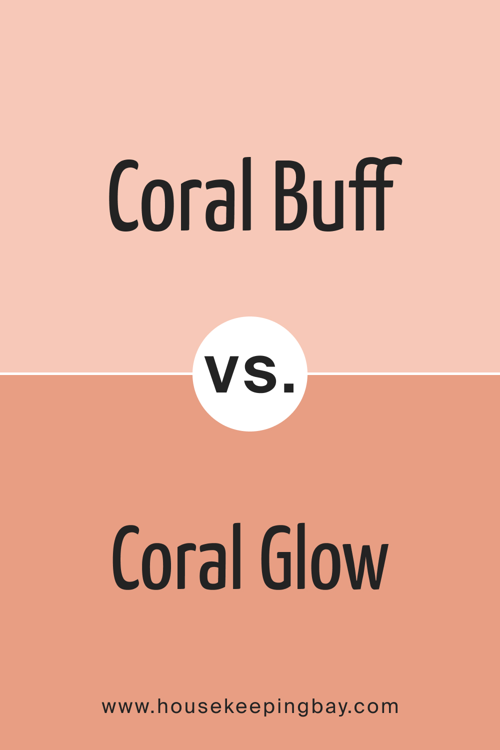 Coral Buff 024 vs. BM 026 Coral Glow