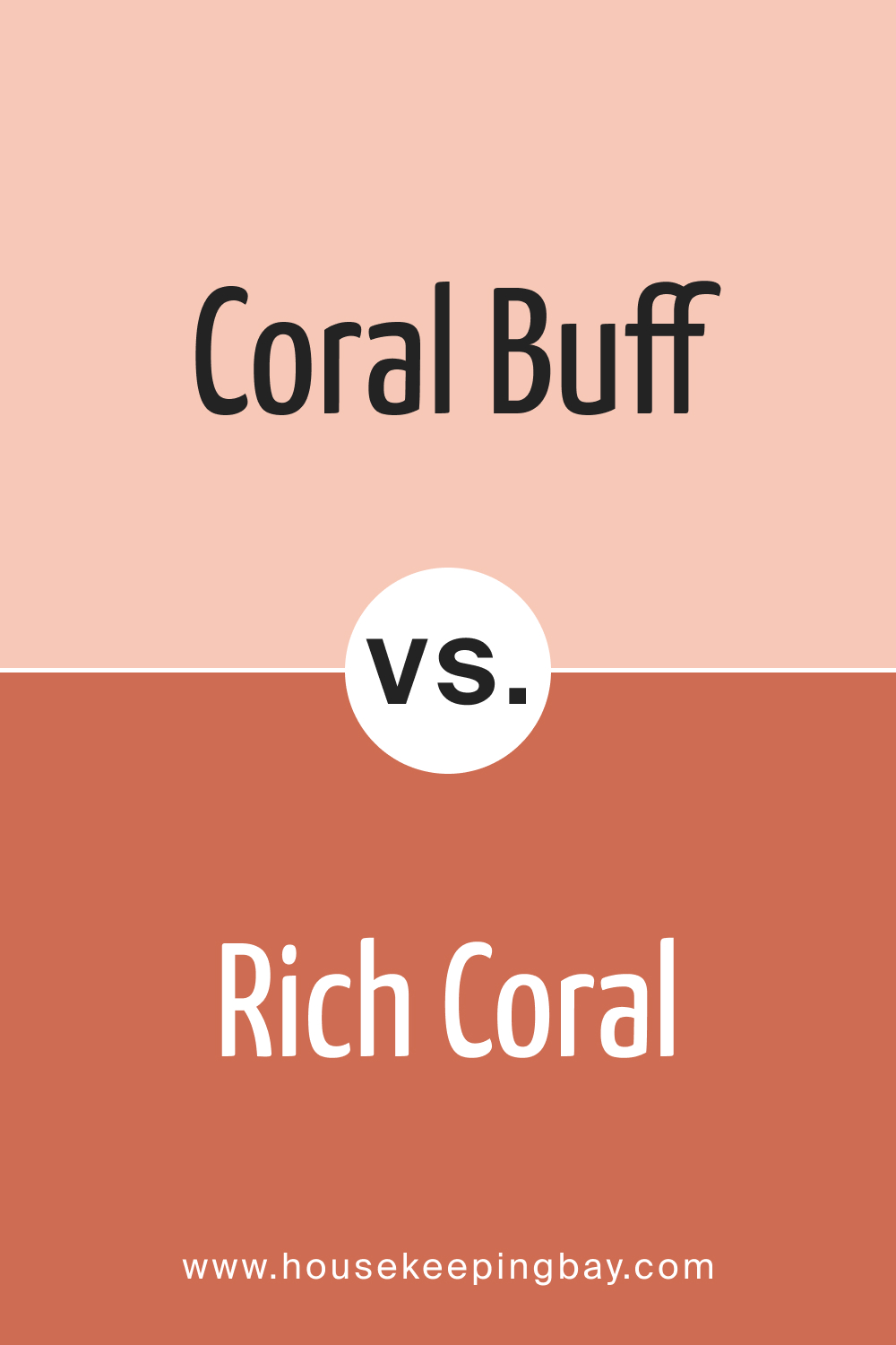 Coral Buff 024 vs. BM 028 Rich Coral