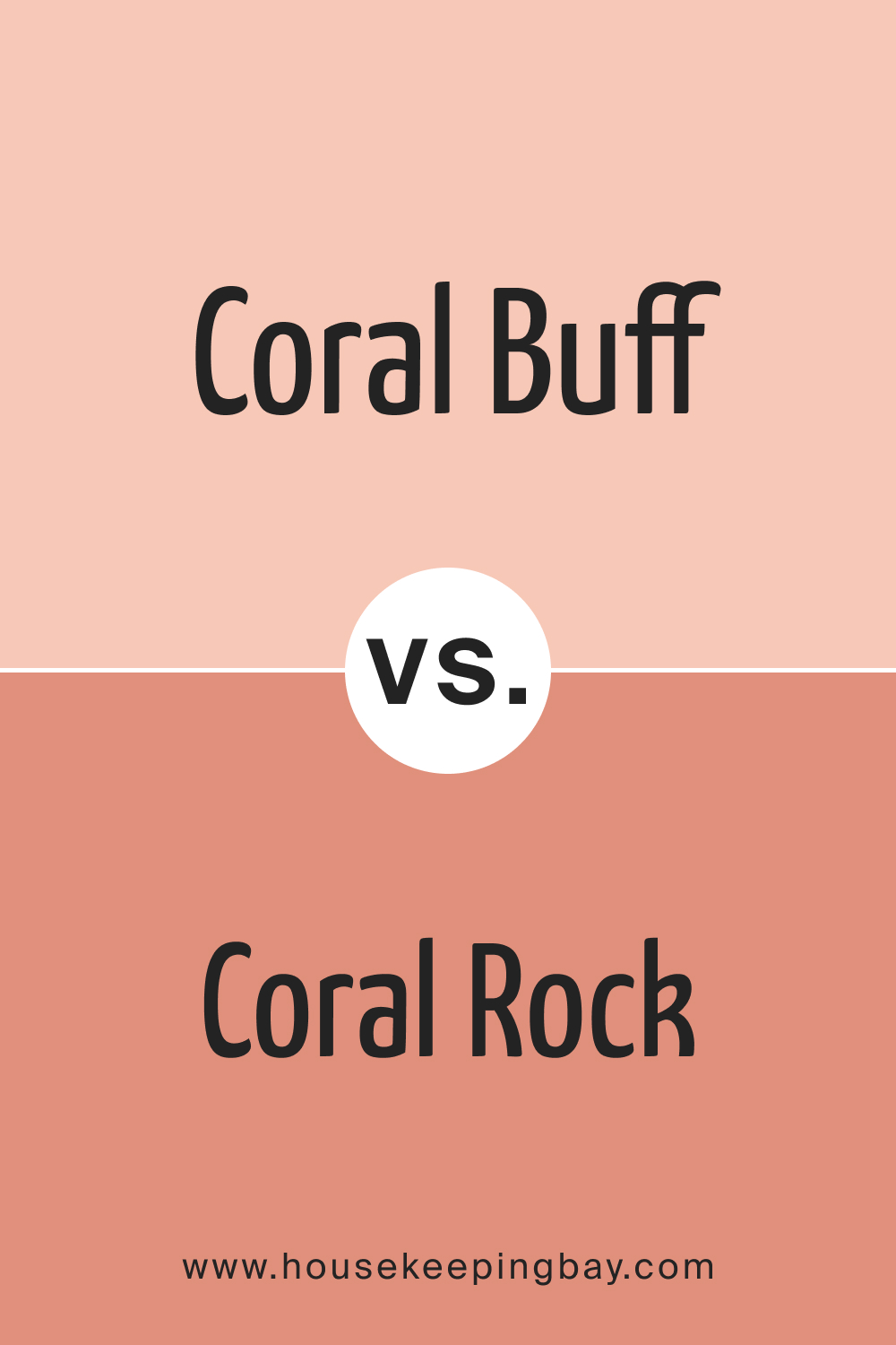 Coral Buff 024 vs. BM 032 Coral Rock