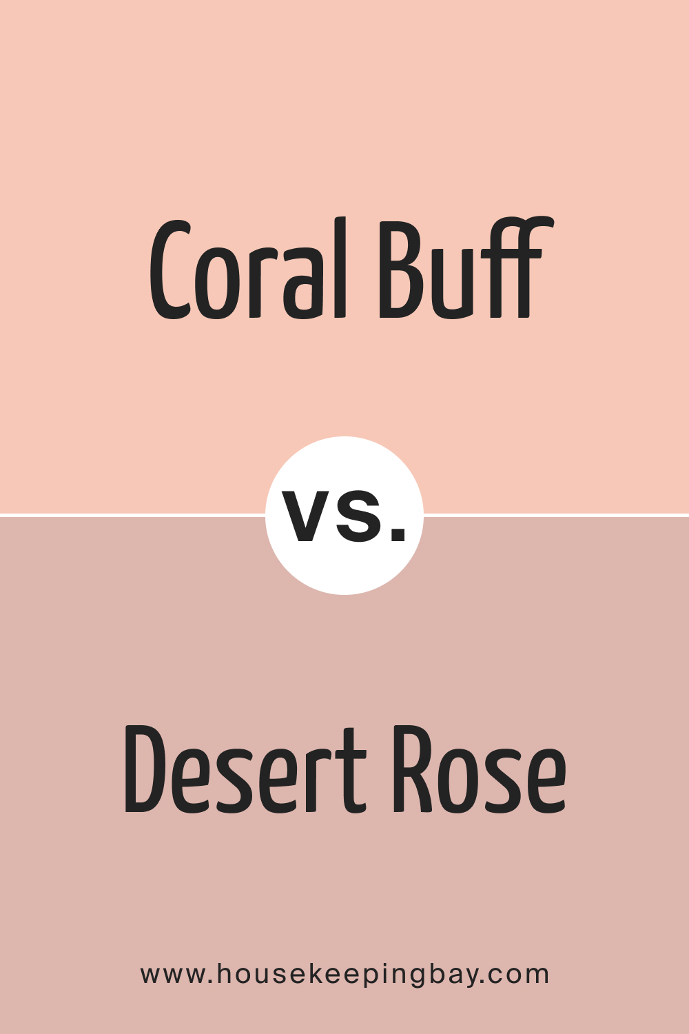 Coral Buff 024 vs. BM 2094 50 Desert Rose