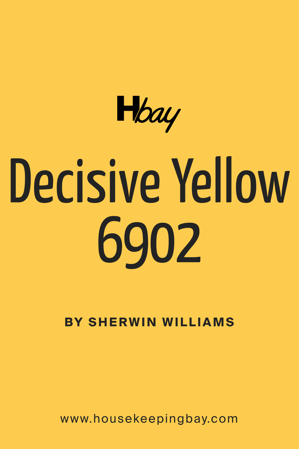 Decisive Yellow SW 6902 Paint Color by Sherwin Williams