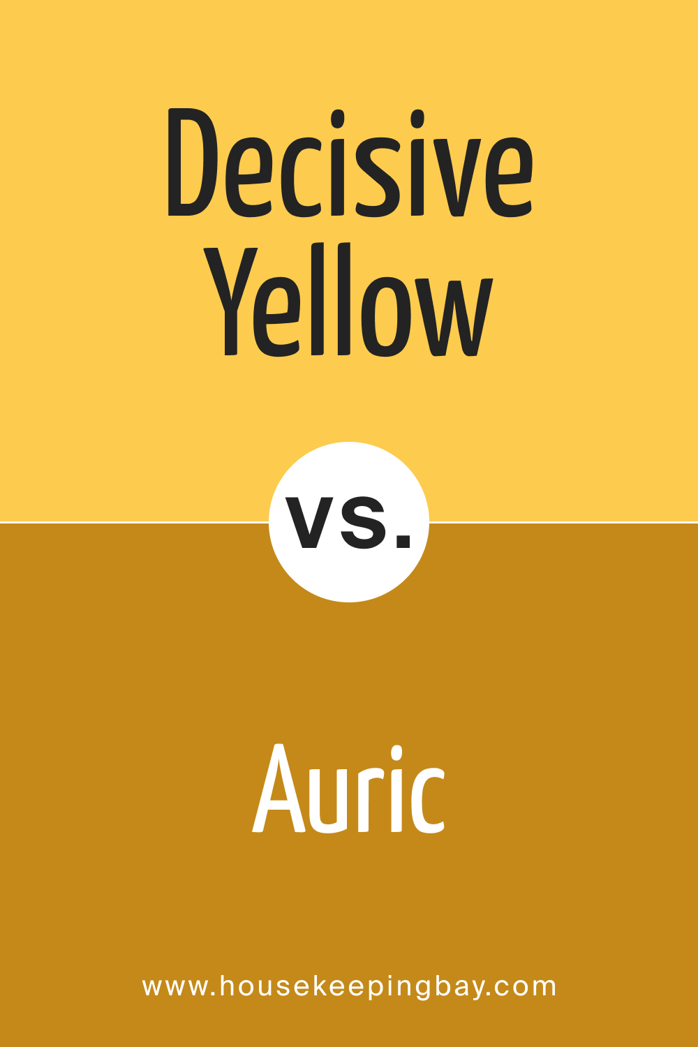 Decisive Yellow SW 6902 vs SW 6692 Auric