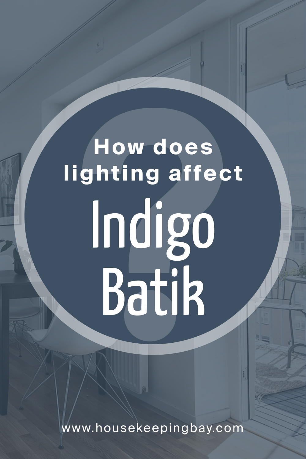 How does lighting affect SW 7602 Indigo Batik