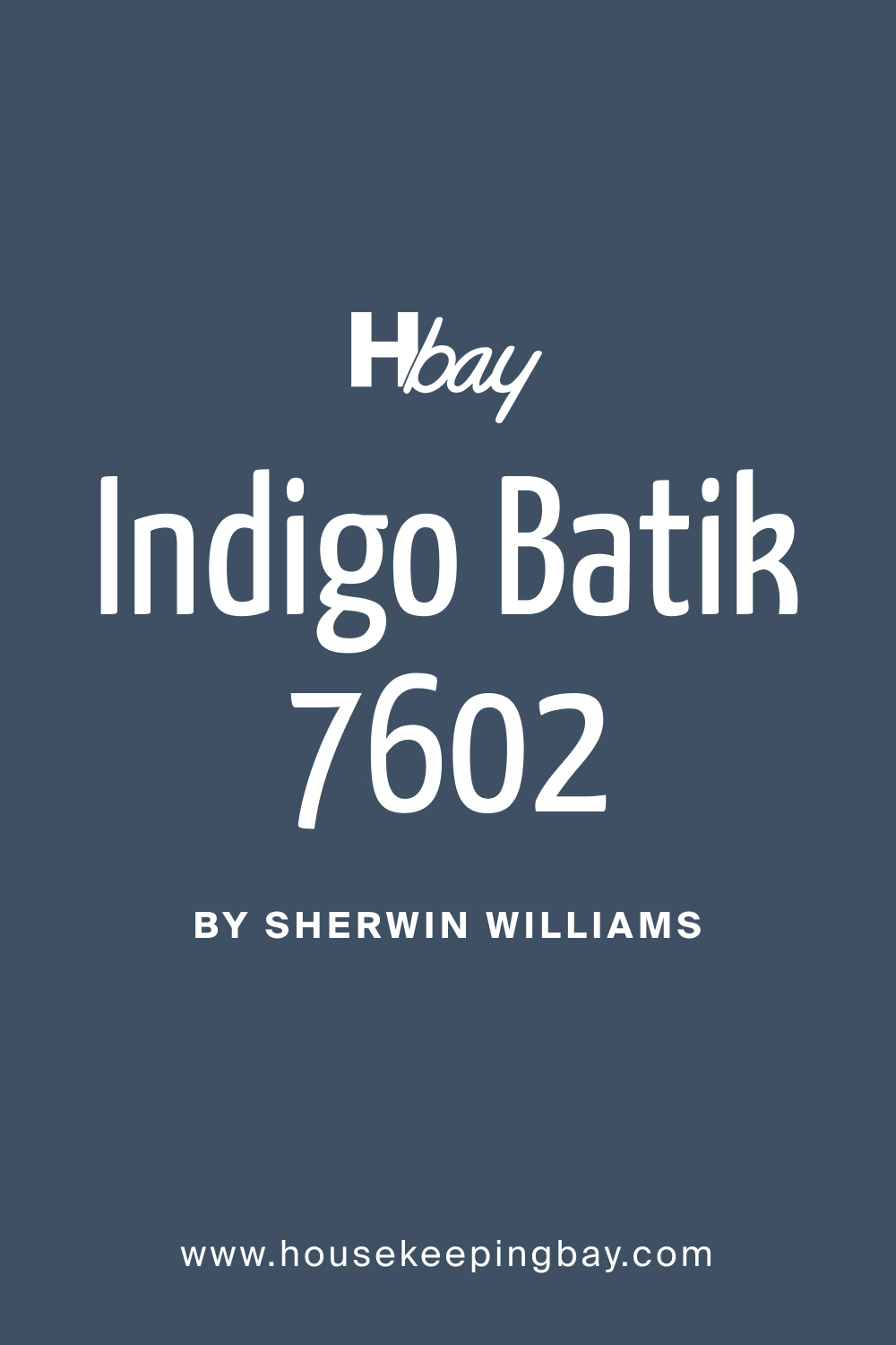 Indigo Batik SW 7602 Paint Color by Sherwin Williams