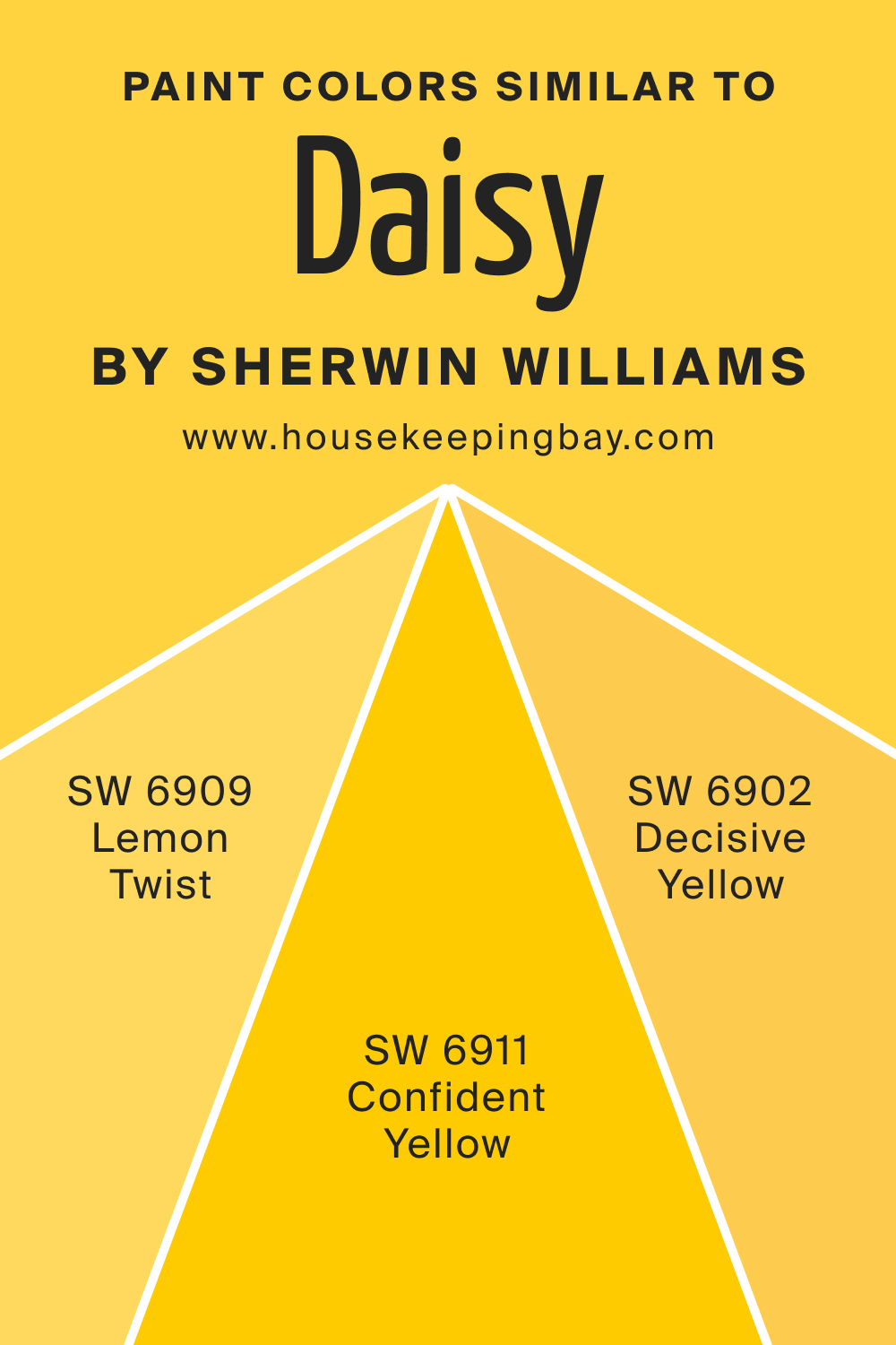 Paint Color Similar to Daisy SW 6910 by Sherwin Williams