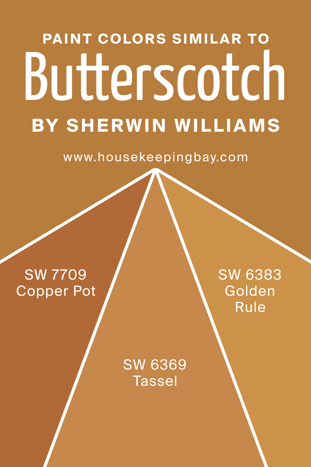 Paint Color Similar to SW 6377 Butterscotch by Sherwin Williams