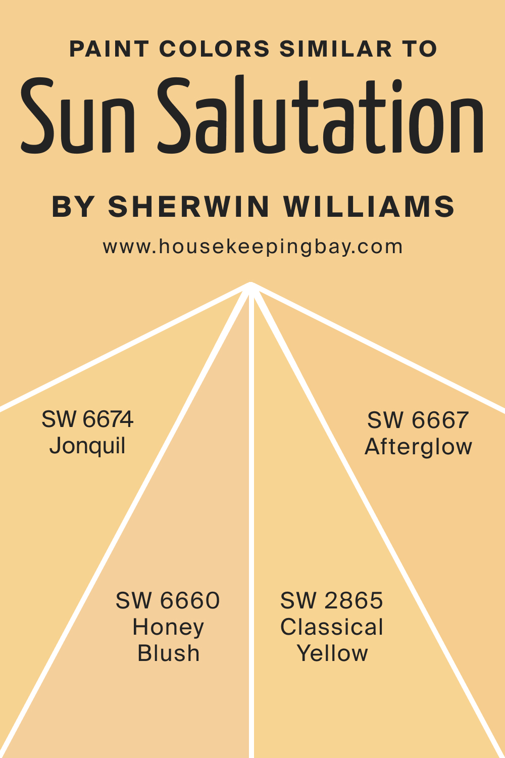 Paint Color Similar to Sun Salutation SW 9664 by Sherwin Williams