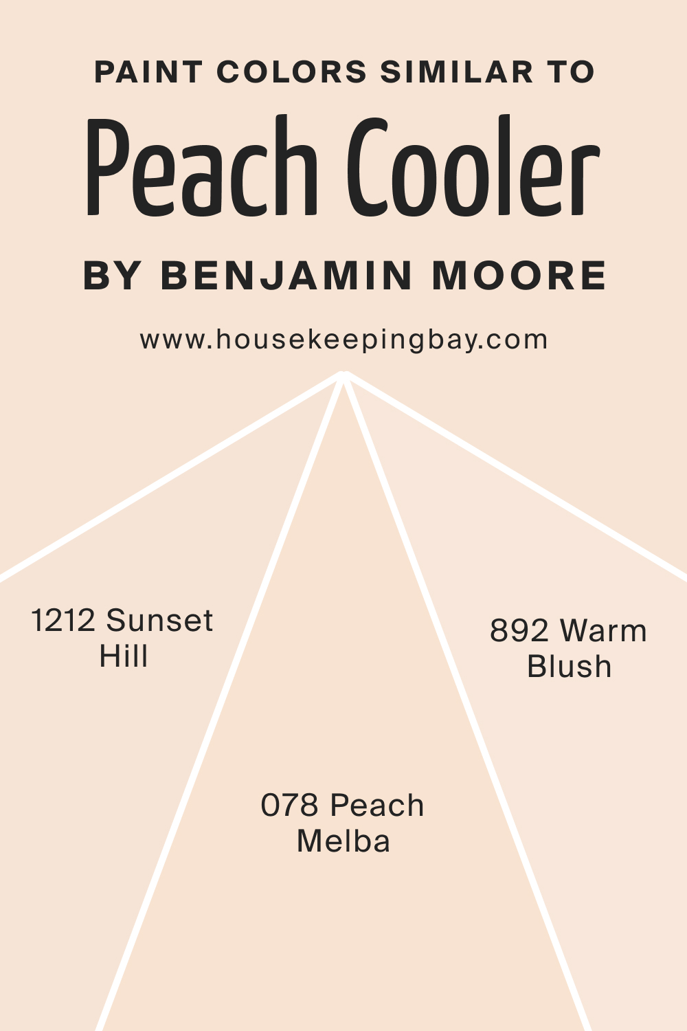 Paint Colors Similar to Peach Cooler 022 by Benjamin Moore