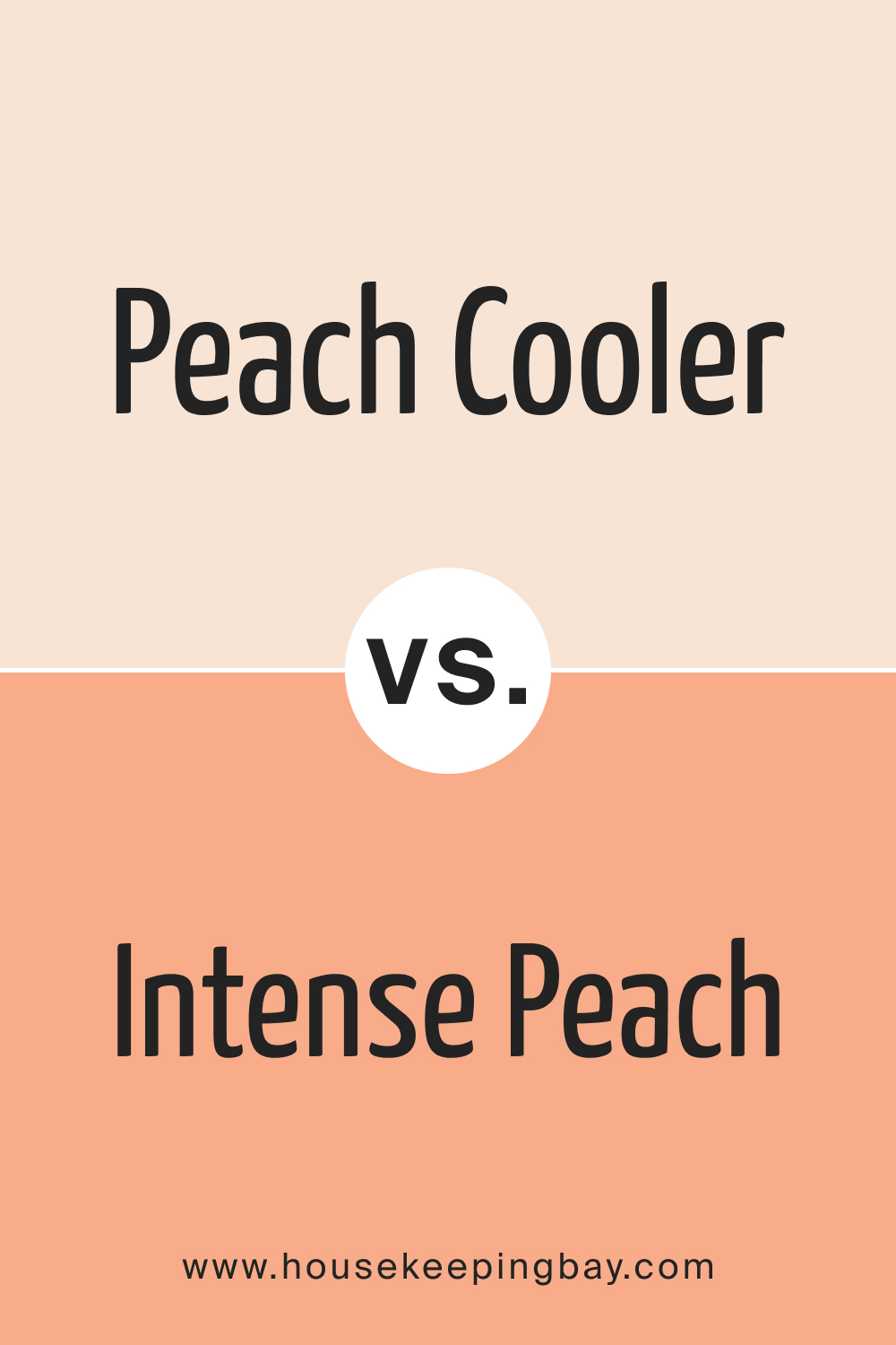 Peach Cooler 022 vs. BM 081 Intense Peach