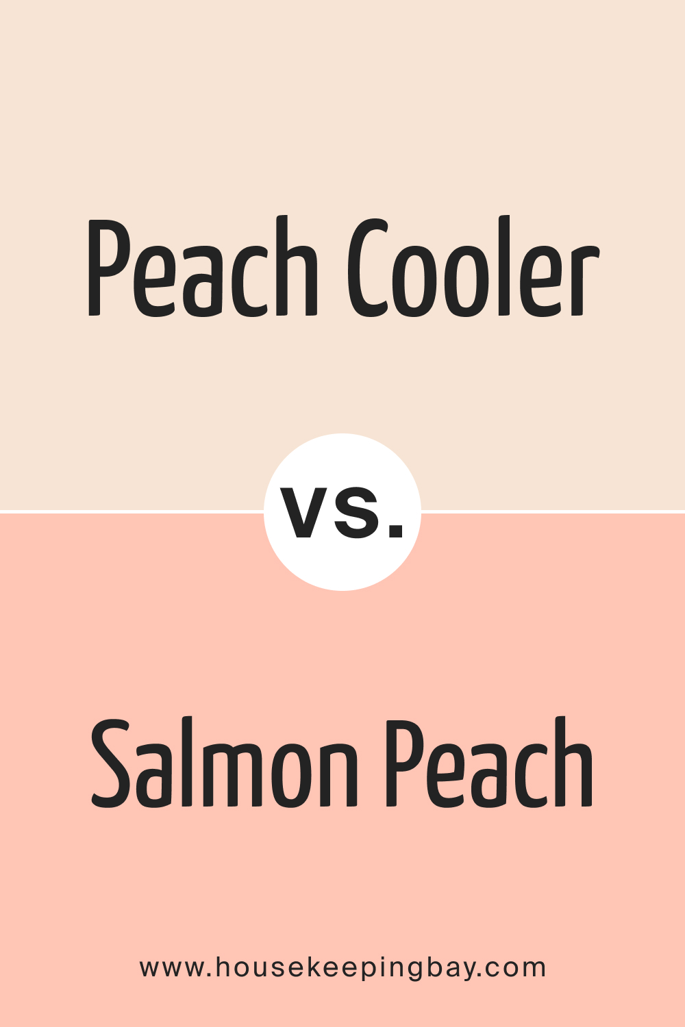 Peach Cooler 022 vs. BM 2013 50 Salmon Peach