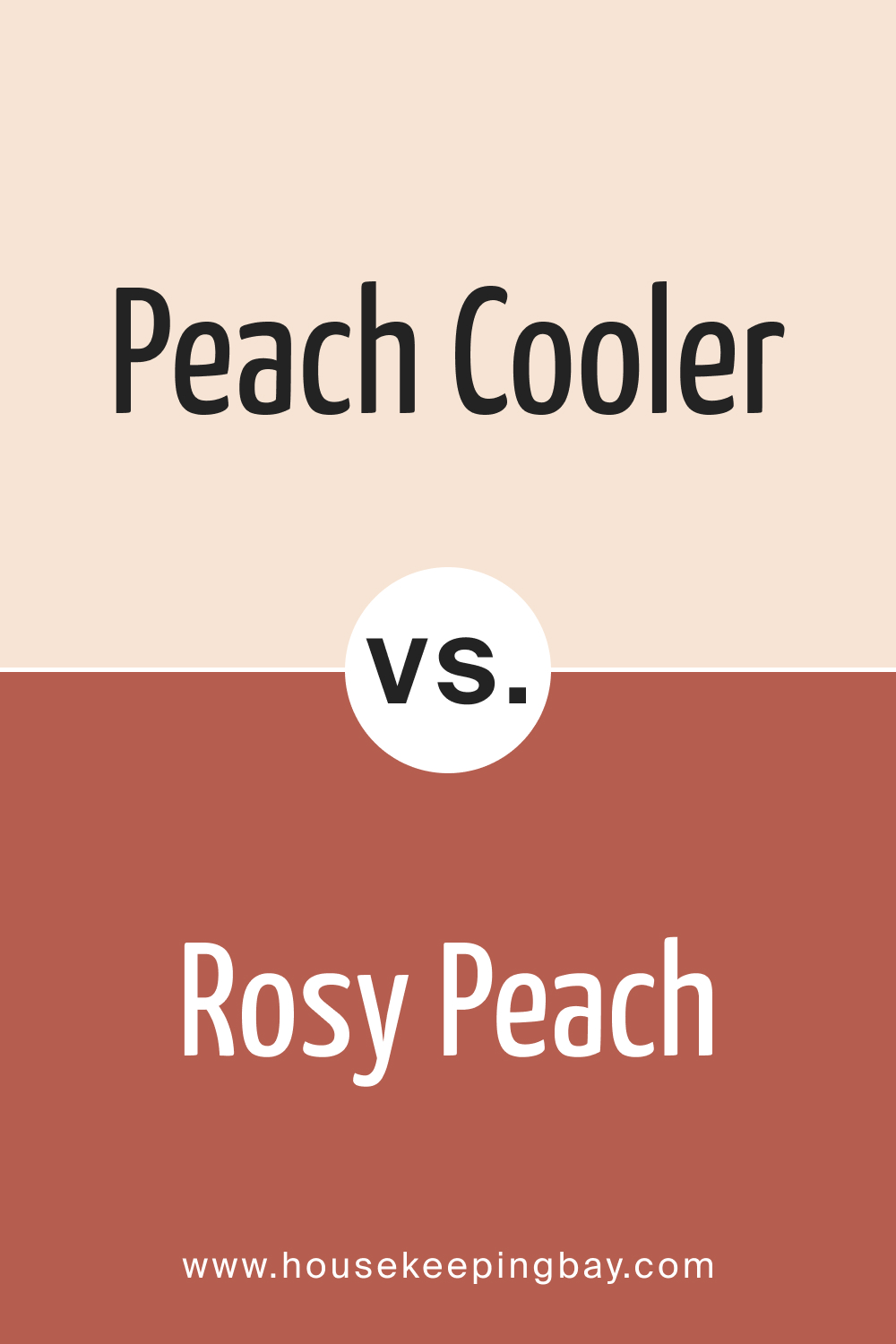 Peach Cooler 022 vs. BM 2089 20 Rosy Peach