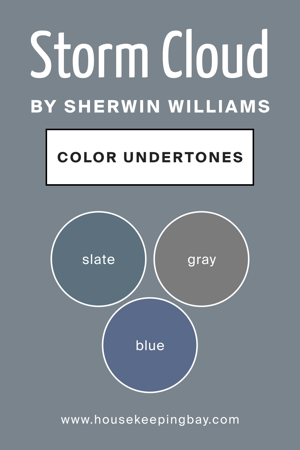 SW 6249 Storm Cloud by Sherwin Williams Color Undertone