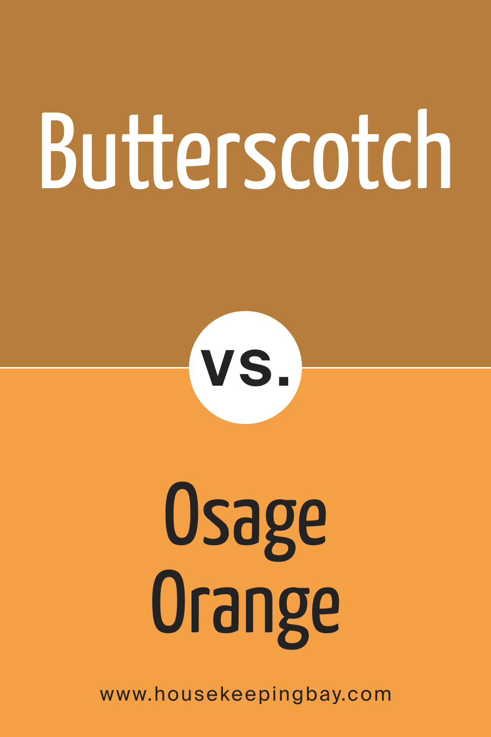 SW 6377 Butterscotch vs SW 6890 Osage Orange