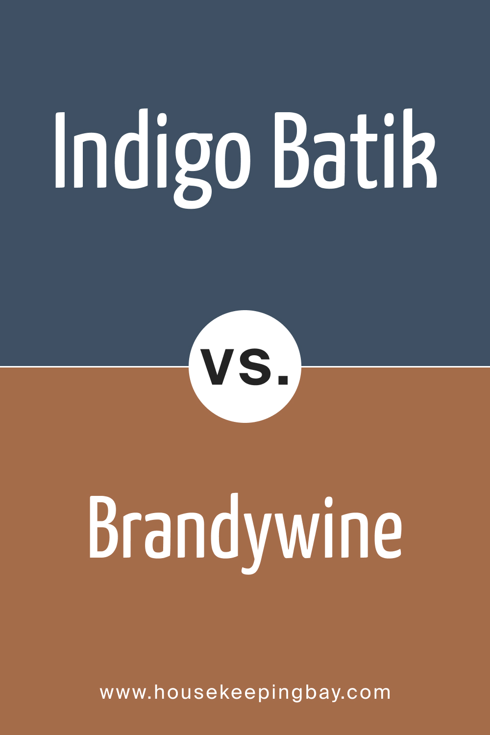 SW 7602 Indigo Batik vs. SW 7710 Brandywine