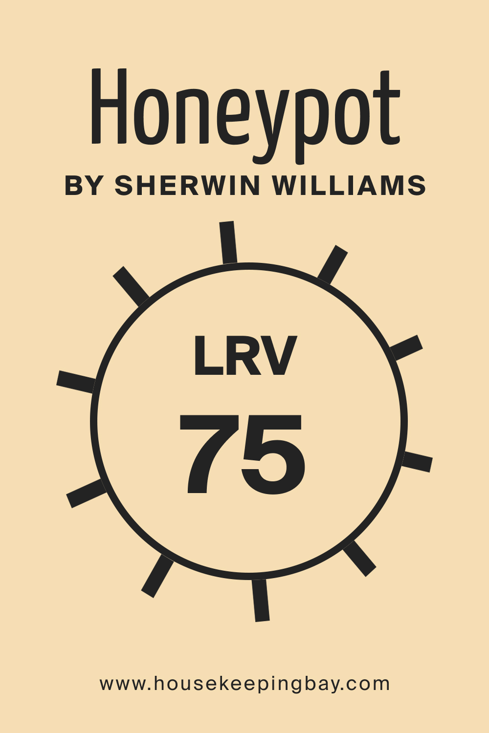 SW 9663 Honeypot by Sherwin Williams. LRV 75