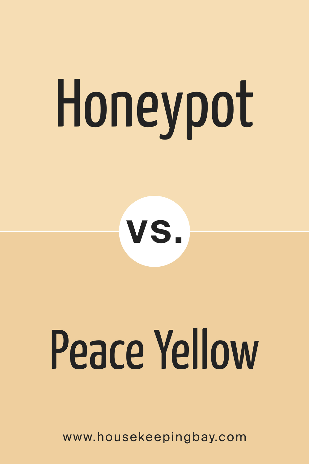 SW 9663 Honeypot vs SW 2857 Peace Yellow
