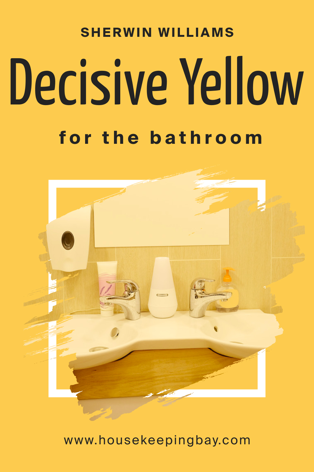 Sherwin Williams. Decisive Yellow SW 6902 For the Bathroom