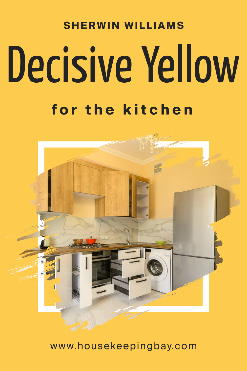 Sherwin Williams. Decisive Yellow SW 6902 For the Kitchens