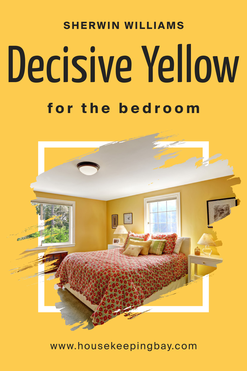 Sherwin Williams. Decisive Yellow SW 6902 For the bedroom