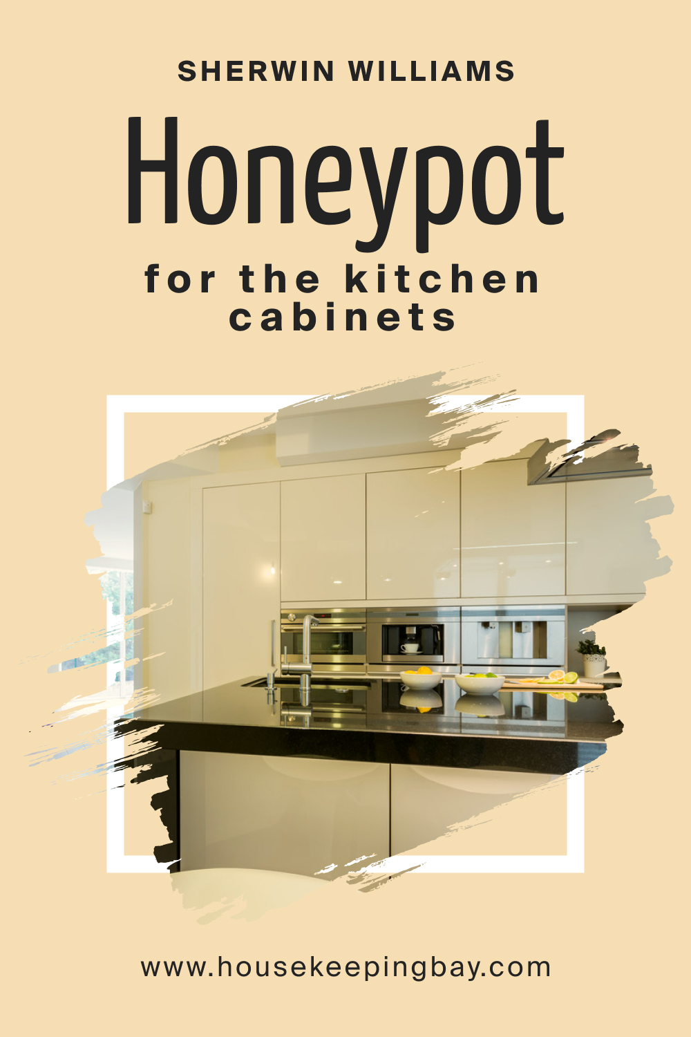 Sherwin Williams. SW 9663 Honeypot For the Kitchen Cabinets