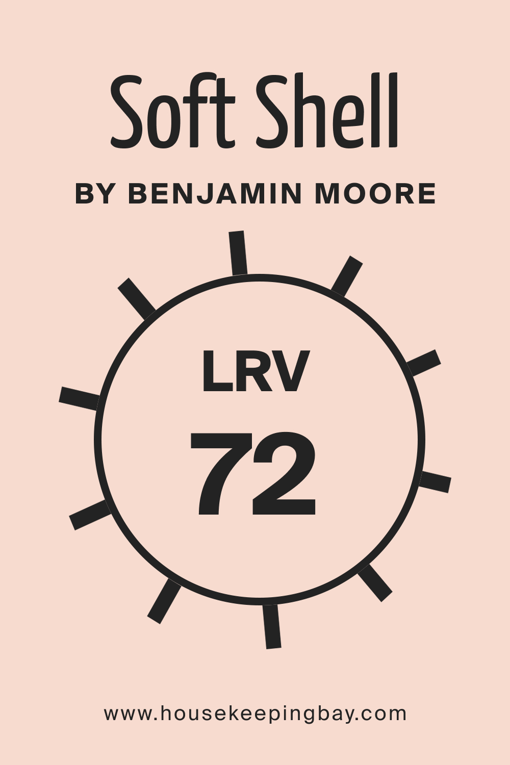 Soft Shell 015 by Benjamin Moore. LRV – 73