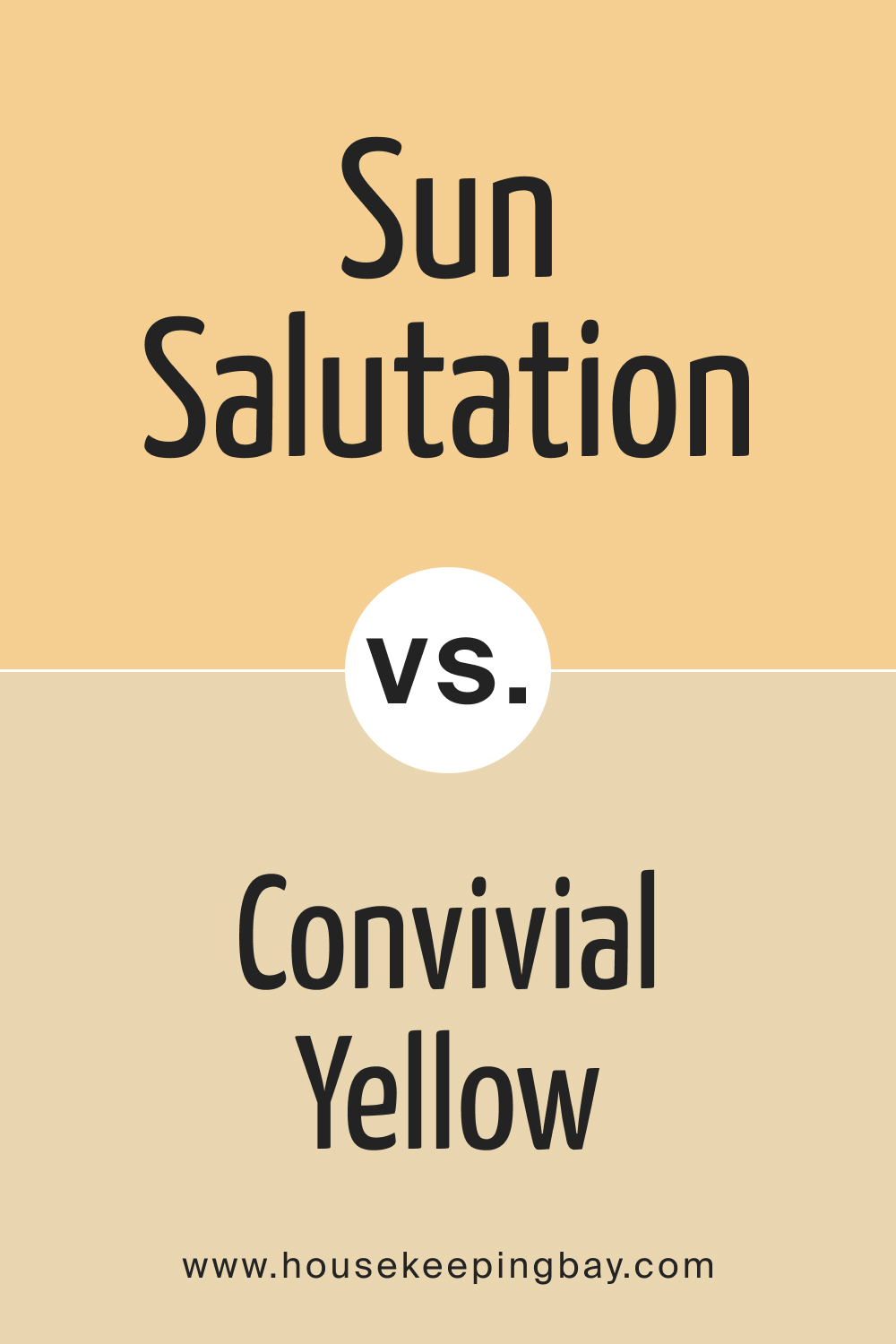 Sun Salutation SW 9664 vs SW 6393 Convivial Yellow