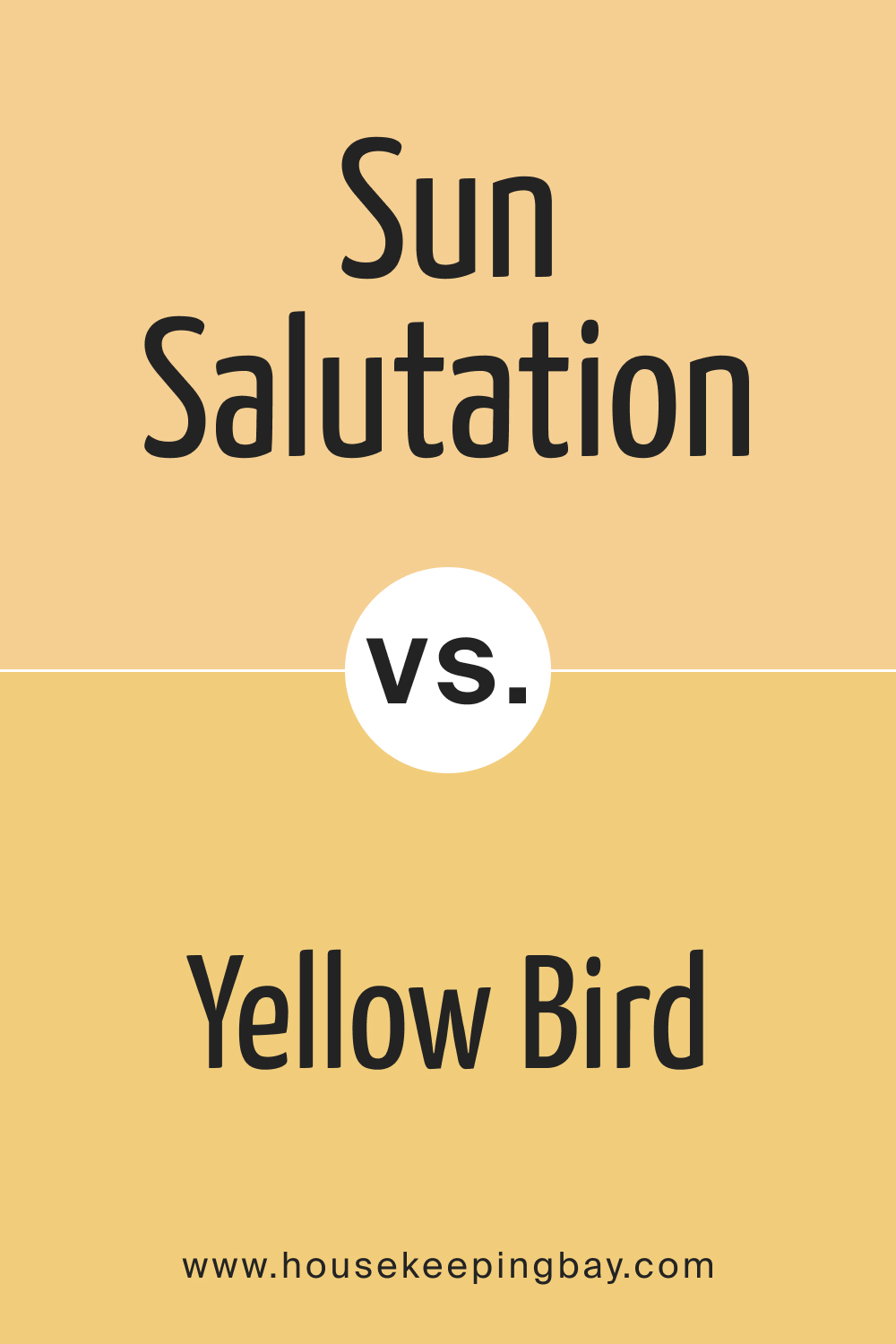 Sun Salutation SW 9664 vs SW 9022 Yellow Bird