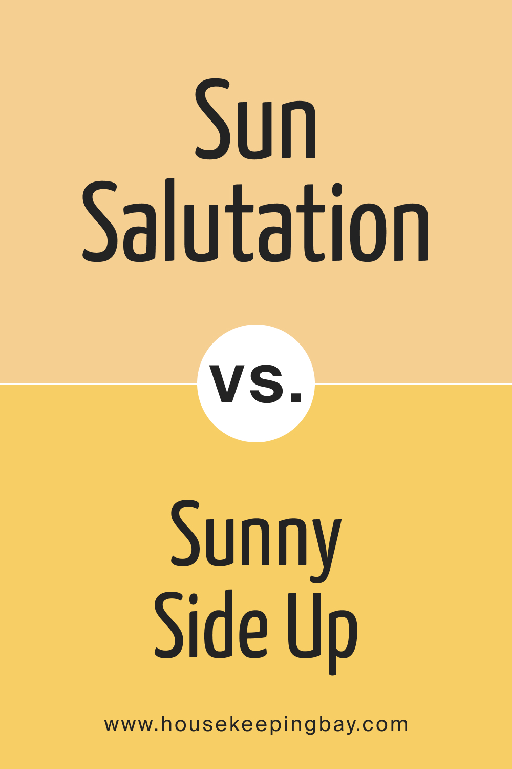Sun Salutation SW 9664 vs SW 9665 Sunny Side Up