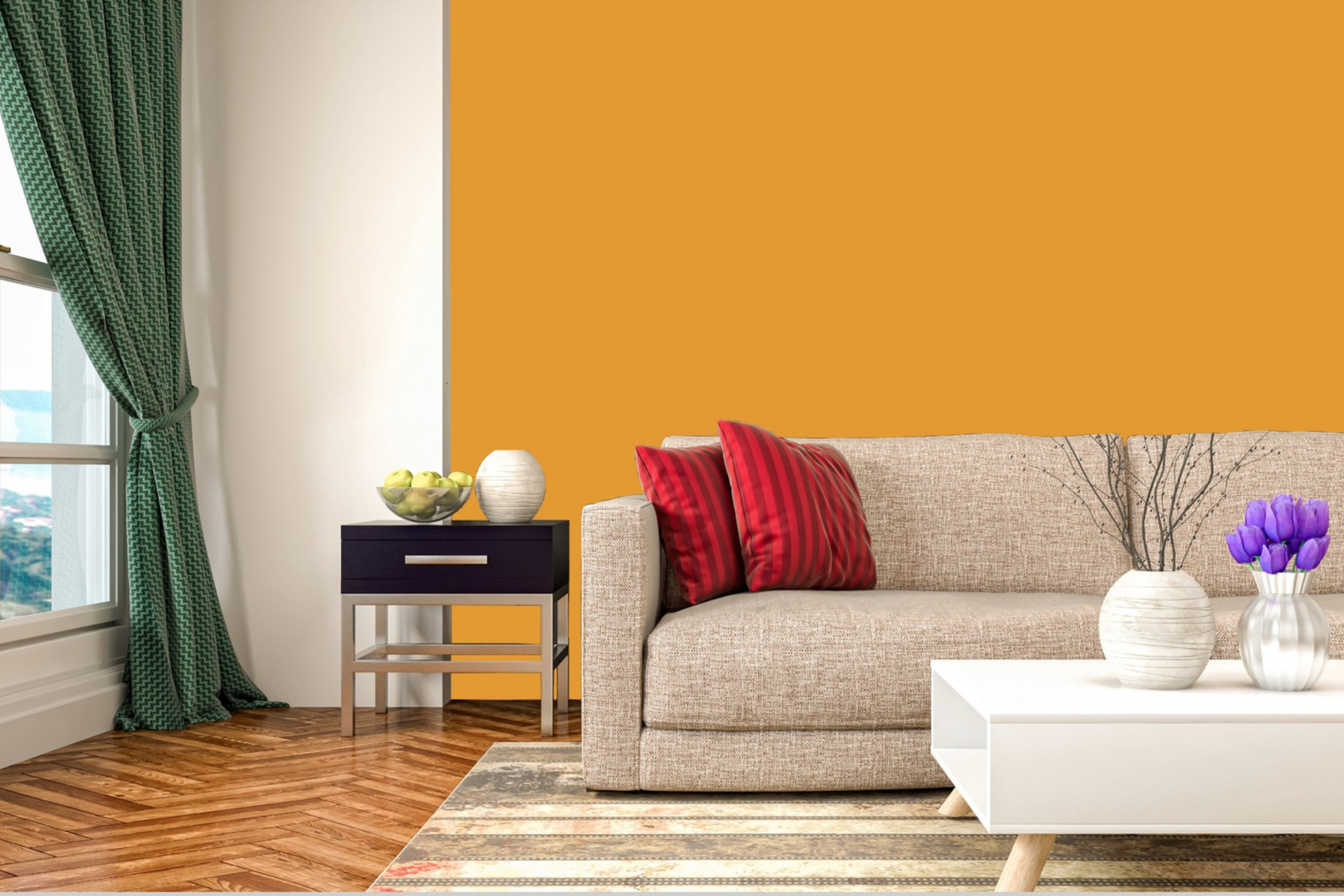 Sunflower SW 6678 Paint Color by Sherwin Williams
