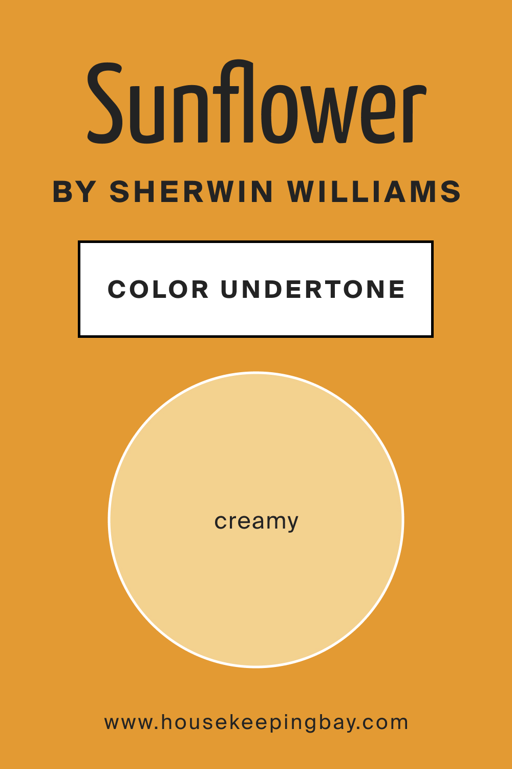 Sunflower SW 6678 by Sherwin Williams Color Undertone