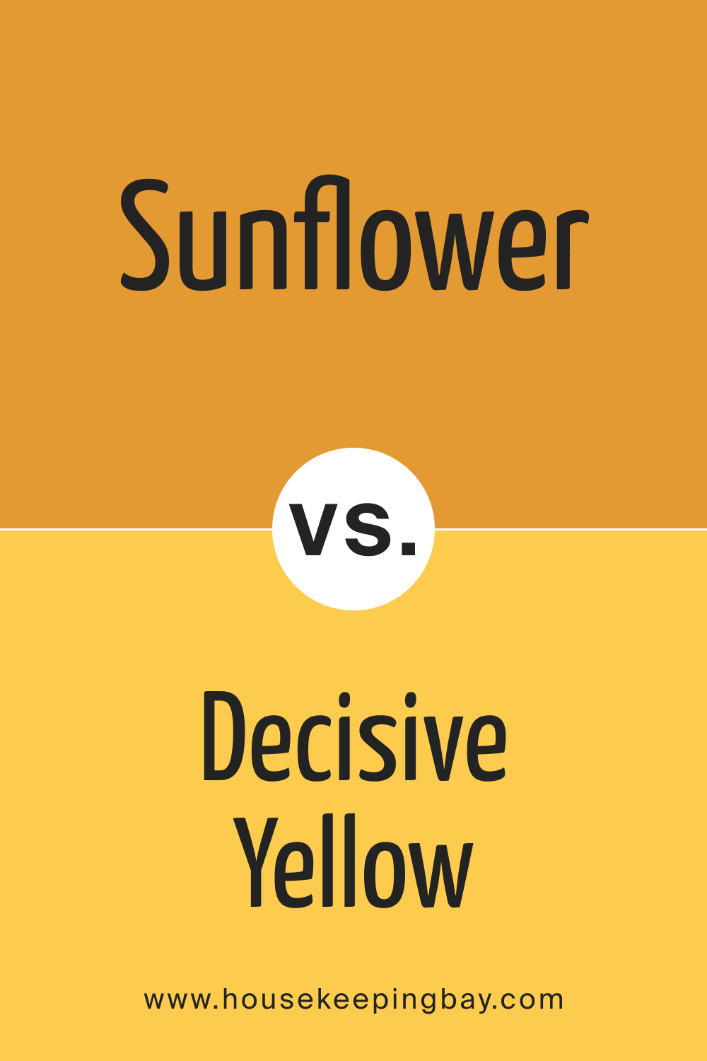 Sunflower SW 6678 vs SW 6902 Decisive Yellow