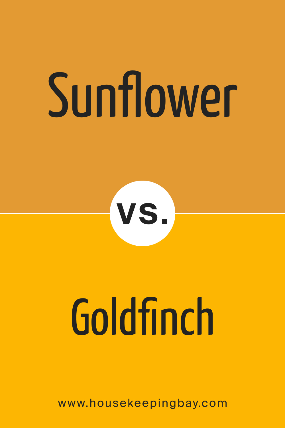 Sunflower SW 6678 vs SW 6905 Goldfinch