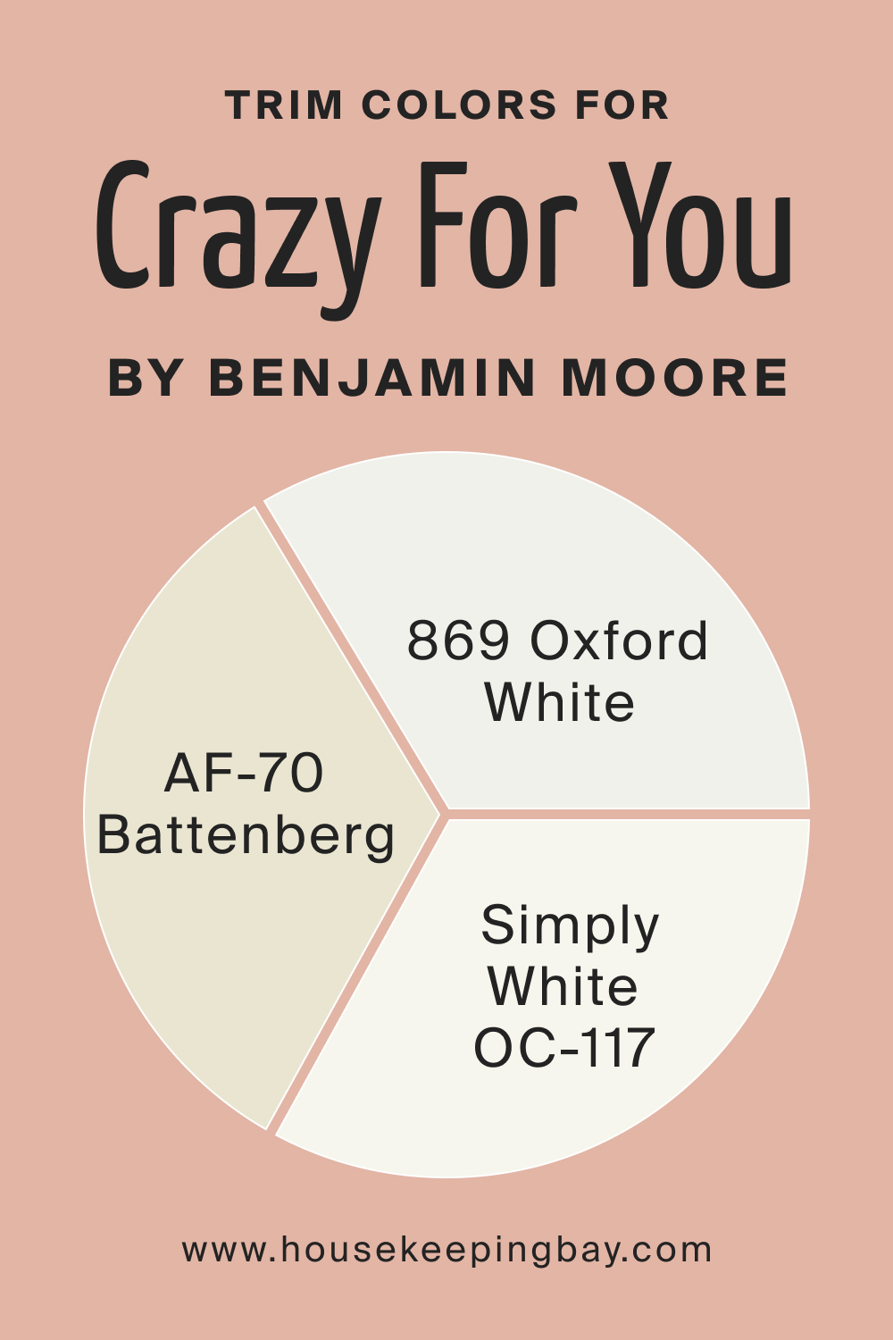 Trim Colors for BM Crazy For You 053 by Benjamin Moore