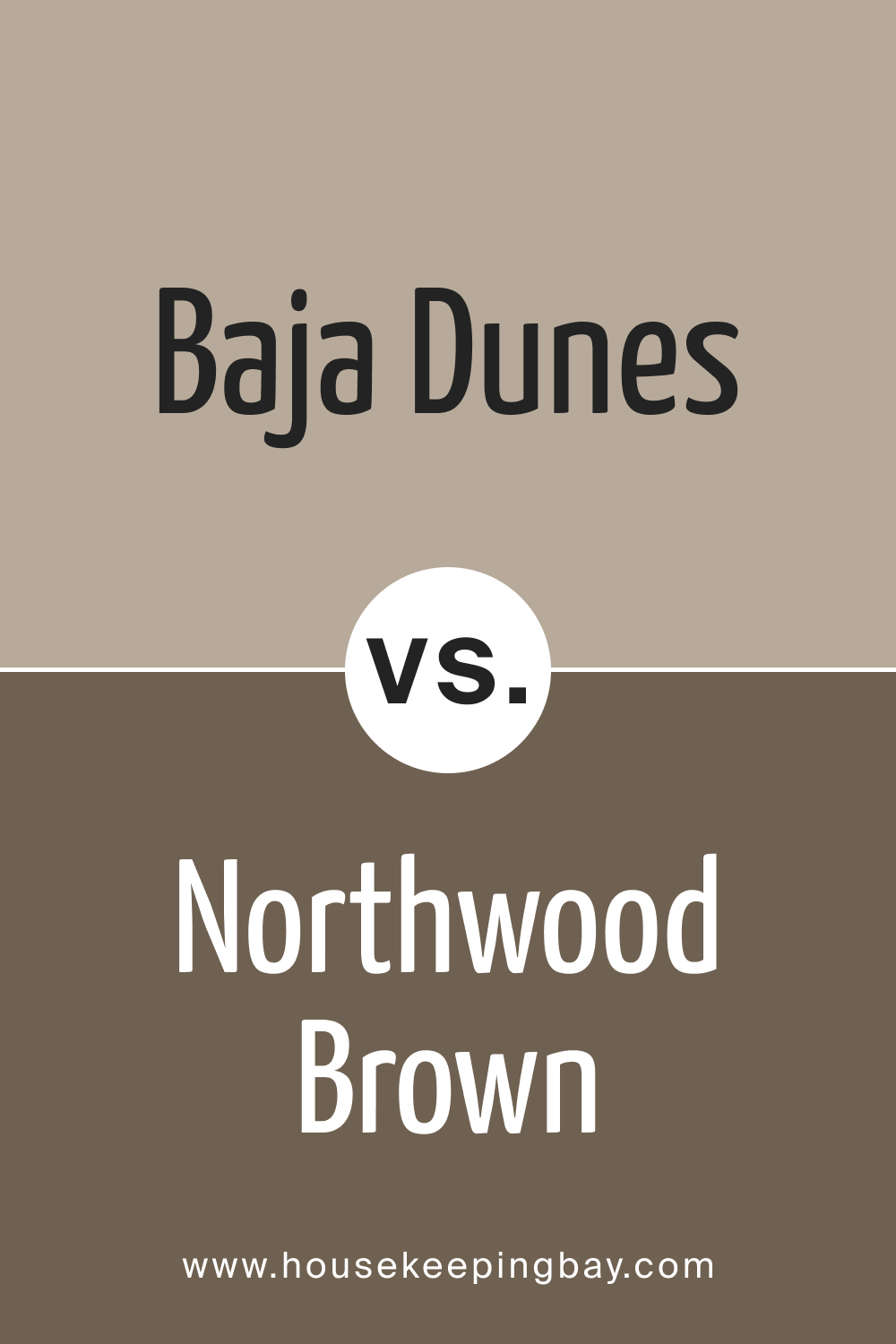 BM Baja Dunes 997 vs. BM 1000 Northwood Brown