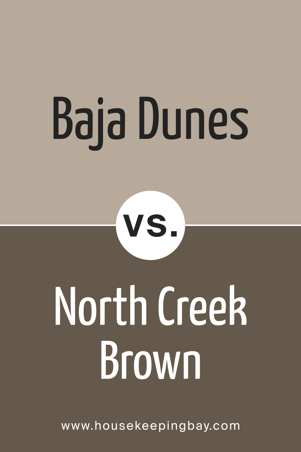 BM Baja Dunes 997 vs. BM 1001 North Creek Brown