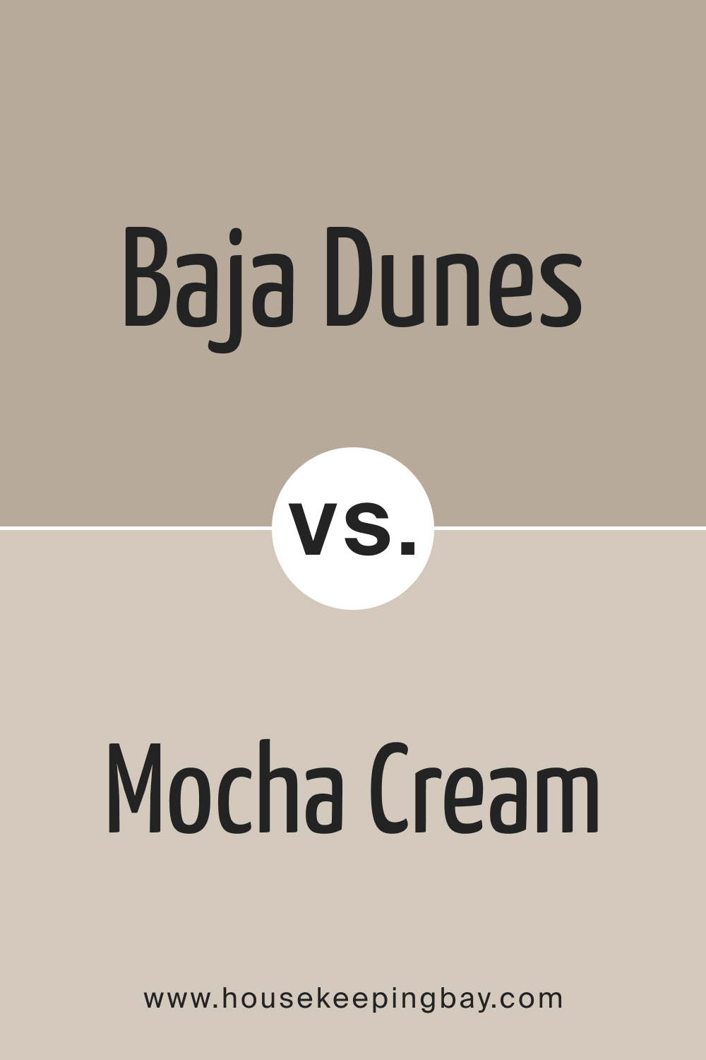 BM Baja Dunes 997 vs. BM 995 Mocha Cream