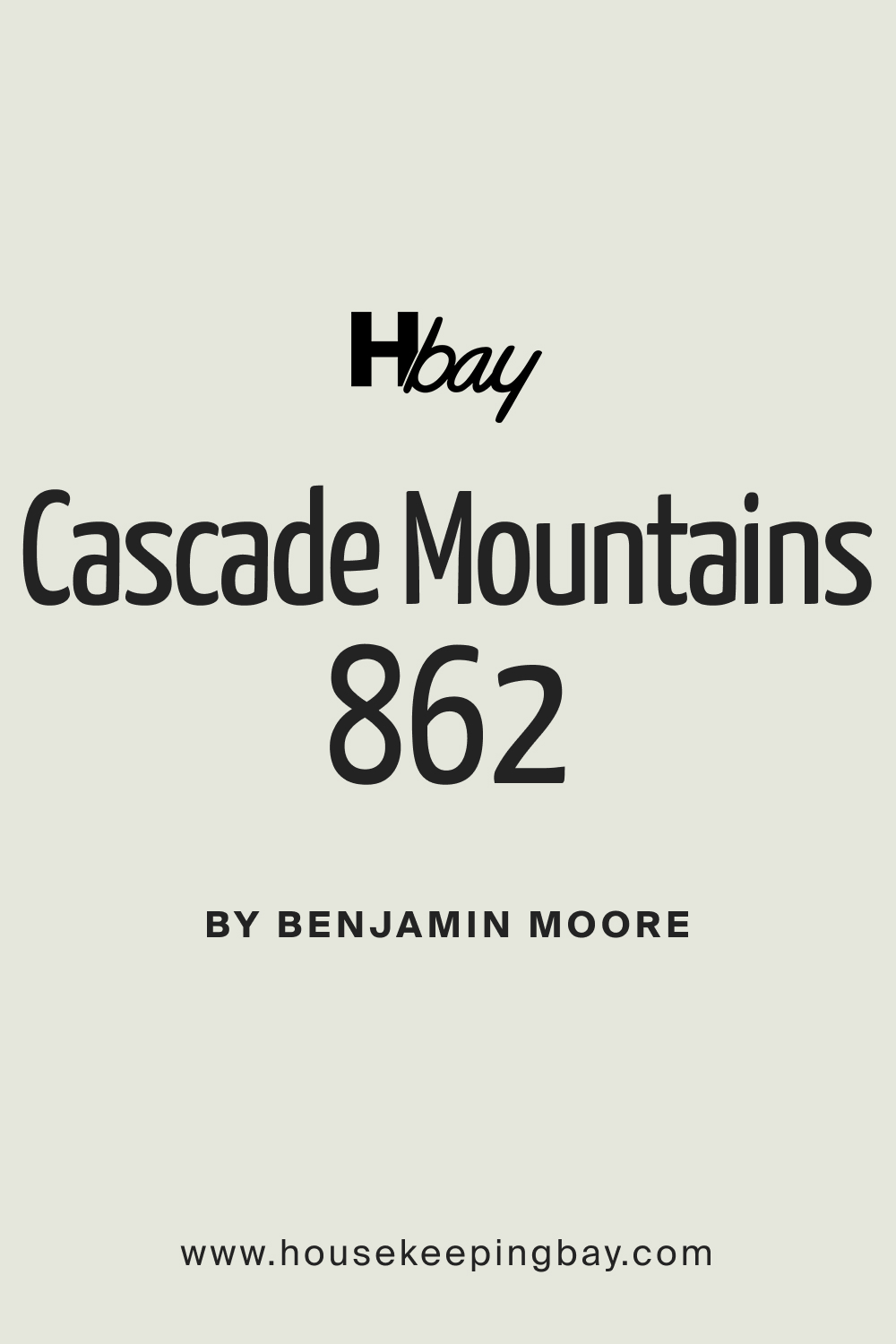 What Color Is BM Cascade Mountains 862?