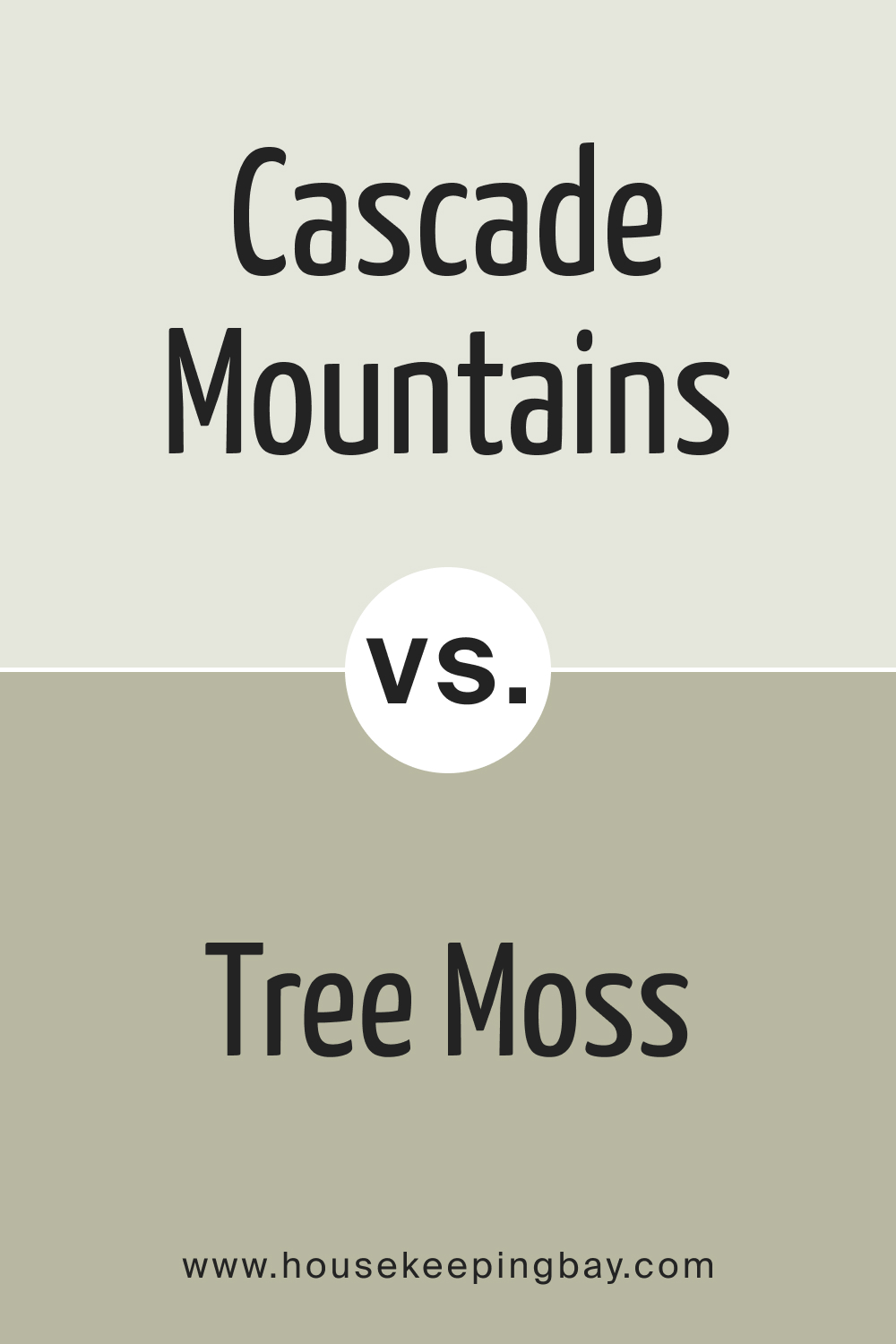 BM Cascade Mountains 862 vs. BM 508 Tree Moss