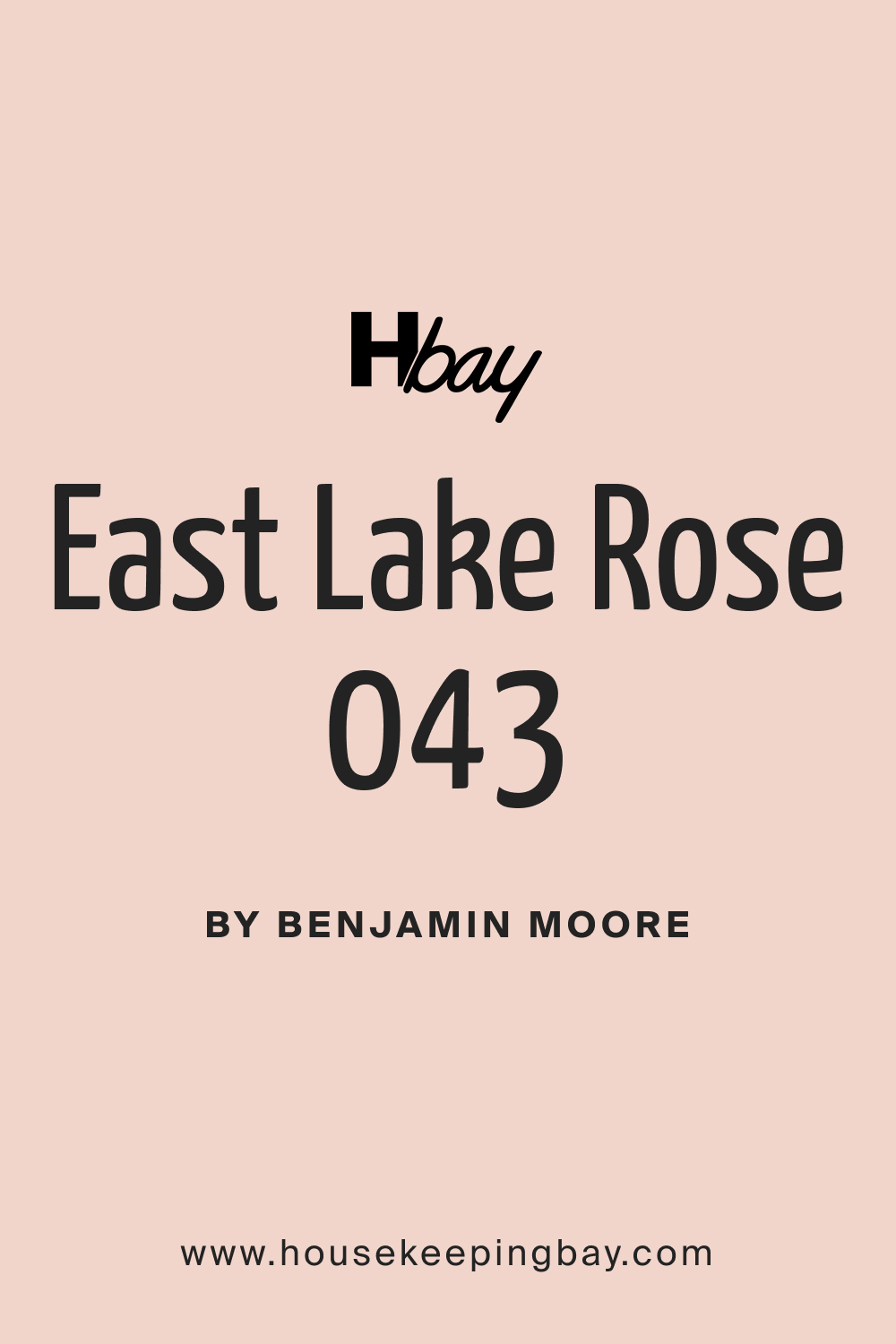 BM East Lake Rose 043 Paint Color by Benjamin Moore