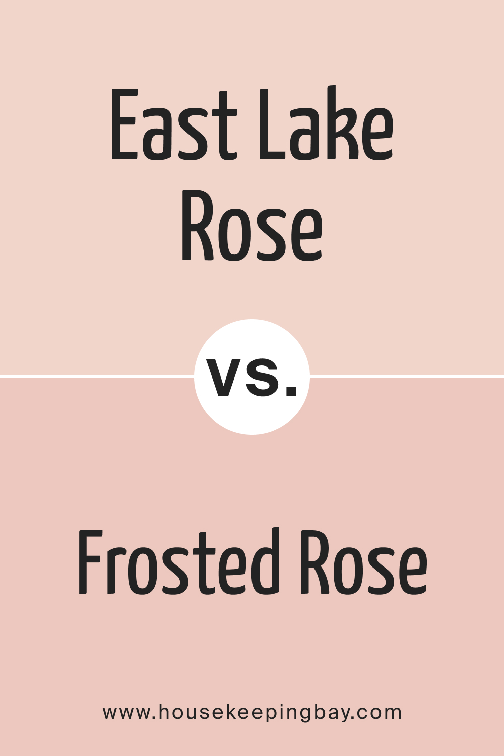 BM East Lake Rose 043 vs. BM 044 Frosted Rose