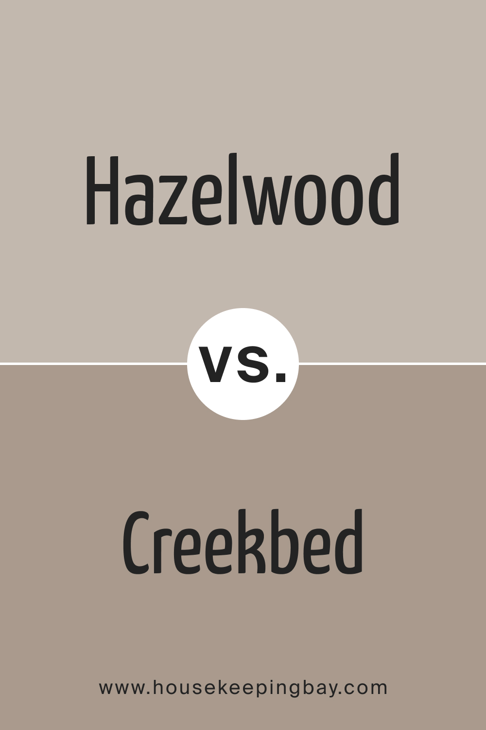 BM Hazelwood 1005 vs. BM 1006 Creekbed