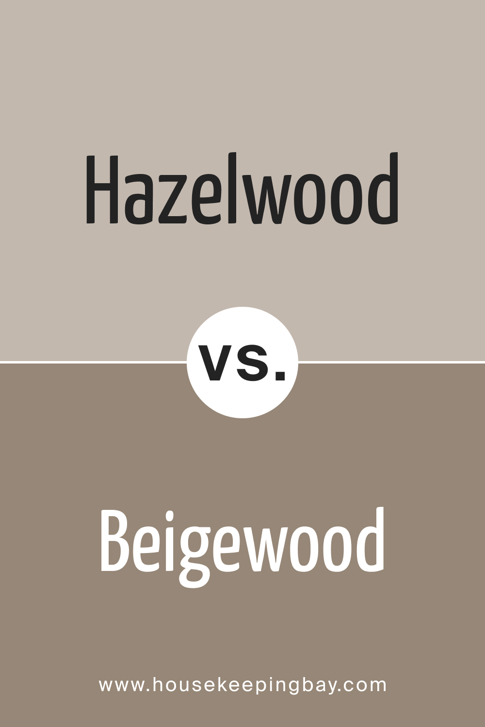 BM Hazelwood 1005 vs. BM 1007 Beigewood