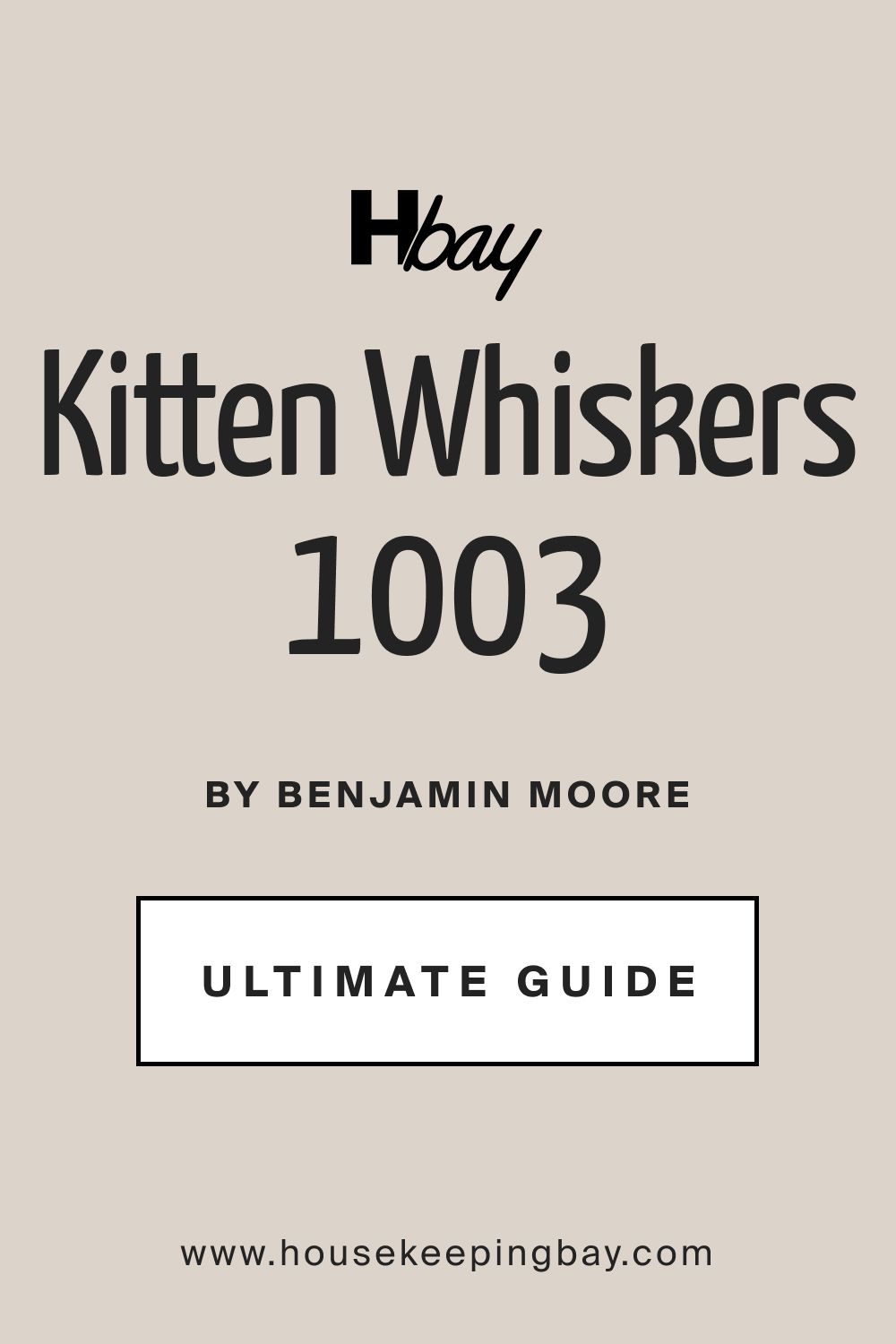 Kitten Whiskers 1003 Paint Color by Benjamin Moore
