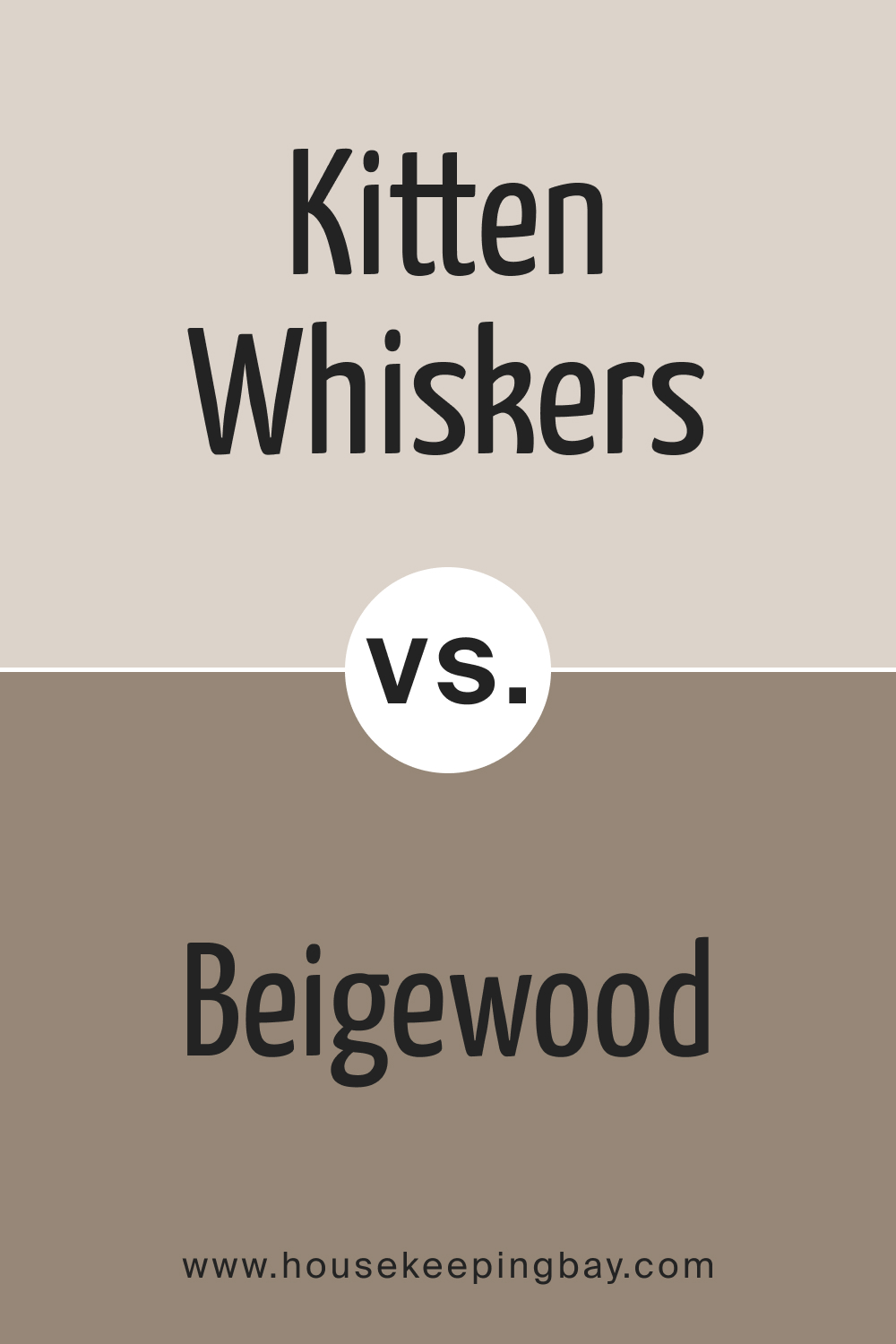BM Kitten Whiskers 1003 vs. BM 1007 Beigewood